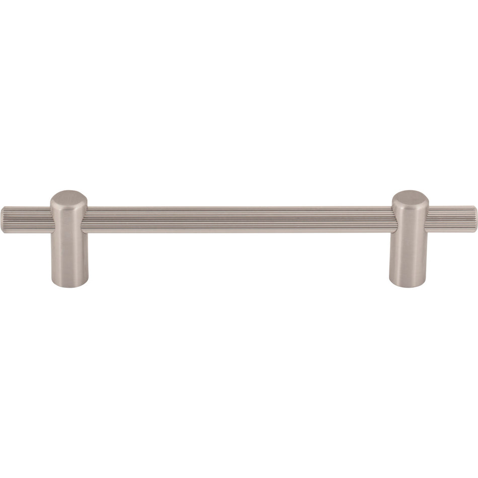 Top Knobs TK3253BSN: 5-1/16" cc Dempsey Bar Cabinet Pull - Brushed Satin Nickel
