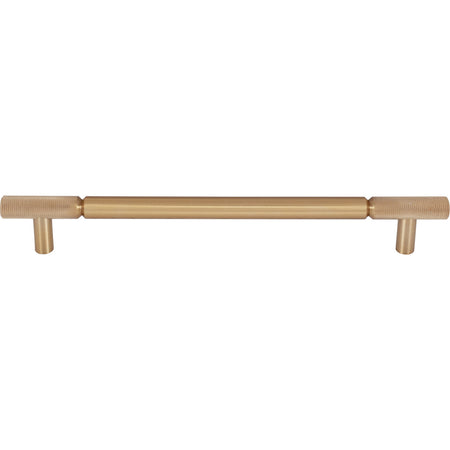 Top Knobs TK3246HB: 12" cc Prestwick Bar Cabinet Pull - Honey Bronze