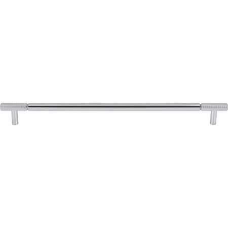 Top Knobs TK3245PC: 12" cc Prestwick Bar Cabinet Pull - Polished Chrome