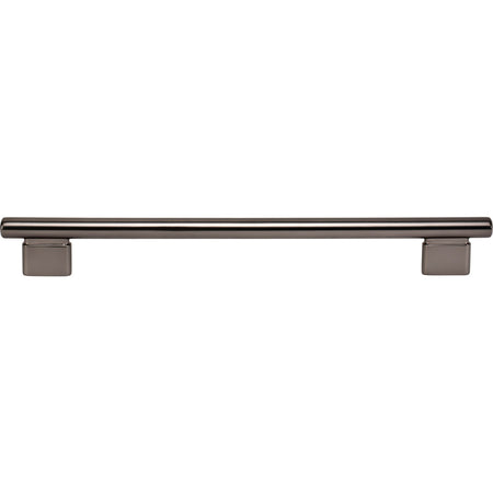 Atlas A516-SL: 224mm cc Holloway Round Bar  Cabinet Pull - Slate