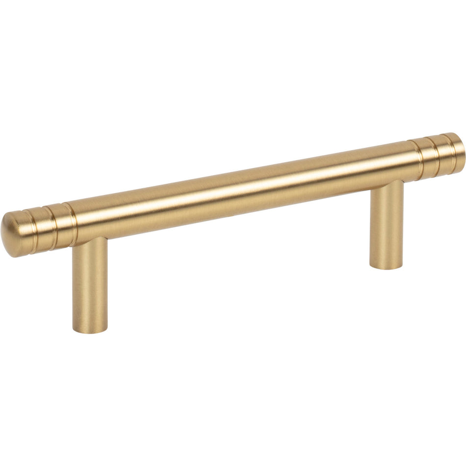 Atlas A952-WB: 3-3/4" cc Griffith Cabinet Pull - Warm Brass