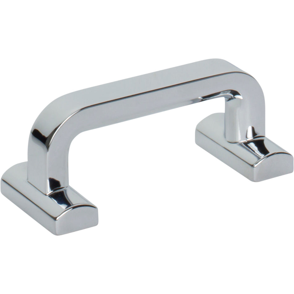 Top Knobs TK3161PC: 2-1/2" cc Harrison D-Handle Cabinet Pull - Polished Chrome