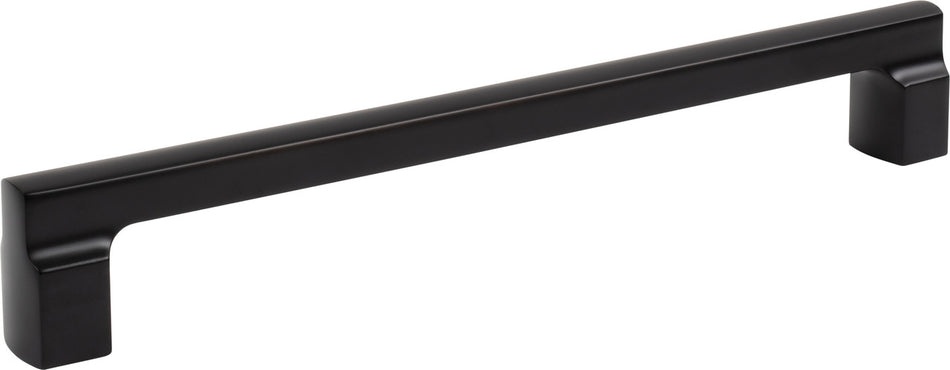 Atlas A528-BL: 12" cc Reeves Square Bar Appliance Pull - Matte Black