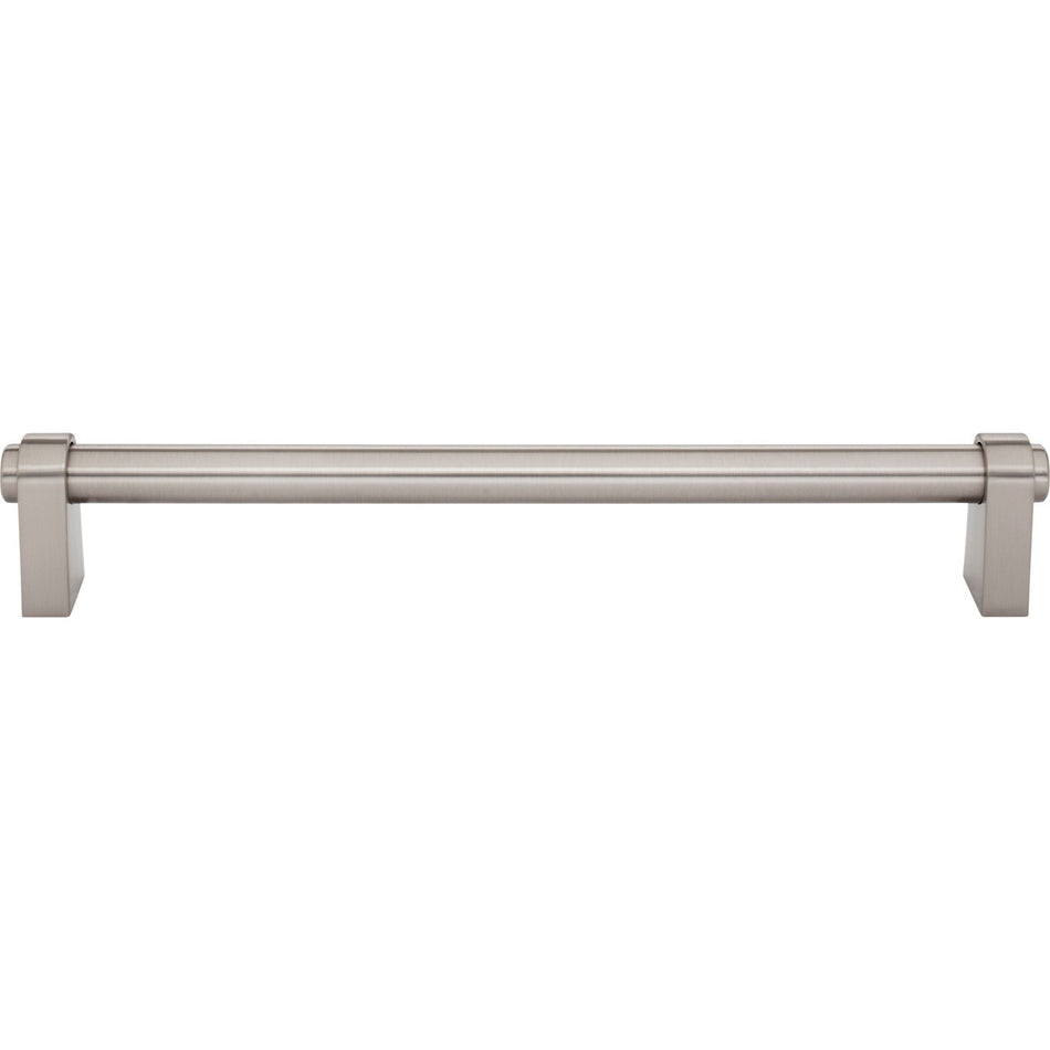 Top Knobs TK3216BSN: 12" cc Lawrence Appliance Pull - Brushed Satin Nickel