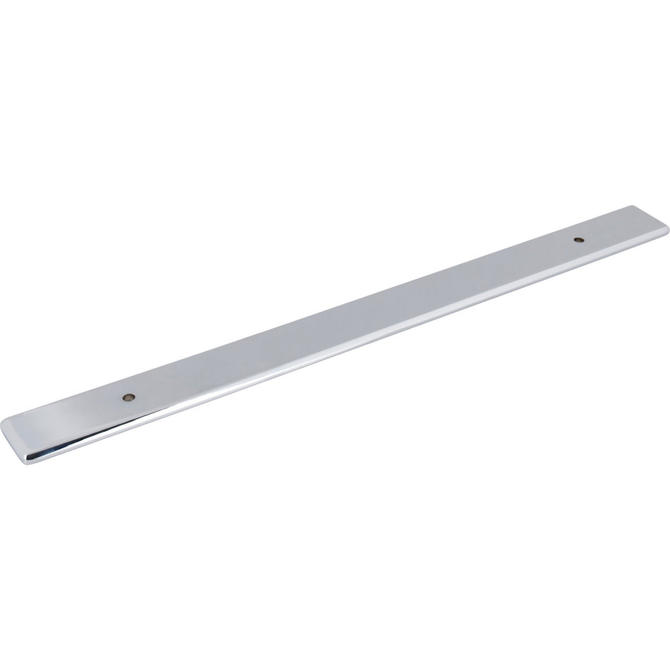 Top Knobs TK3287PC: 17" Radcliffe  Backplate - Polished Chrome