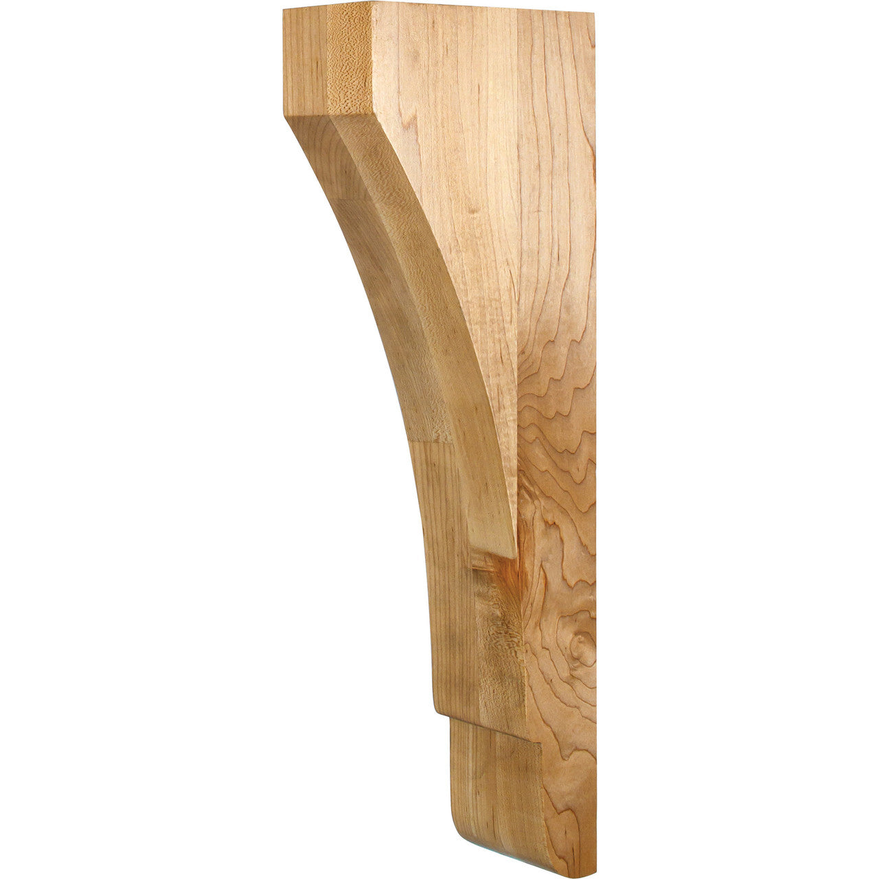 Hardware Resources CORZ-3WO: 3" x 6" x 18" Minimalist Corbel - White Oak