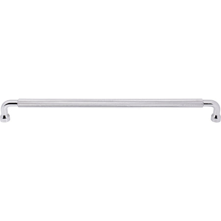 Top Knobs TK3269PC: 18" cc Garrison Bar Cabinet Pull - Polished Chrome