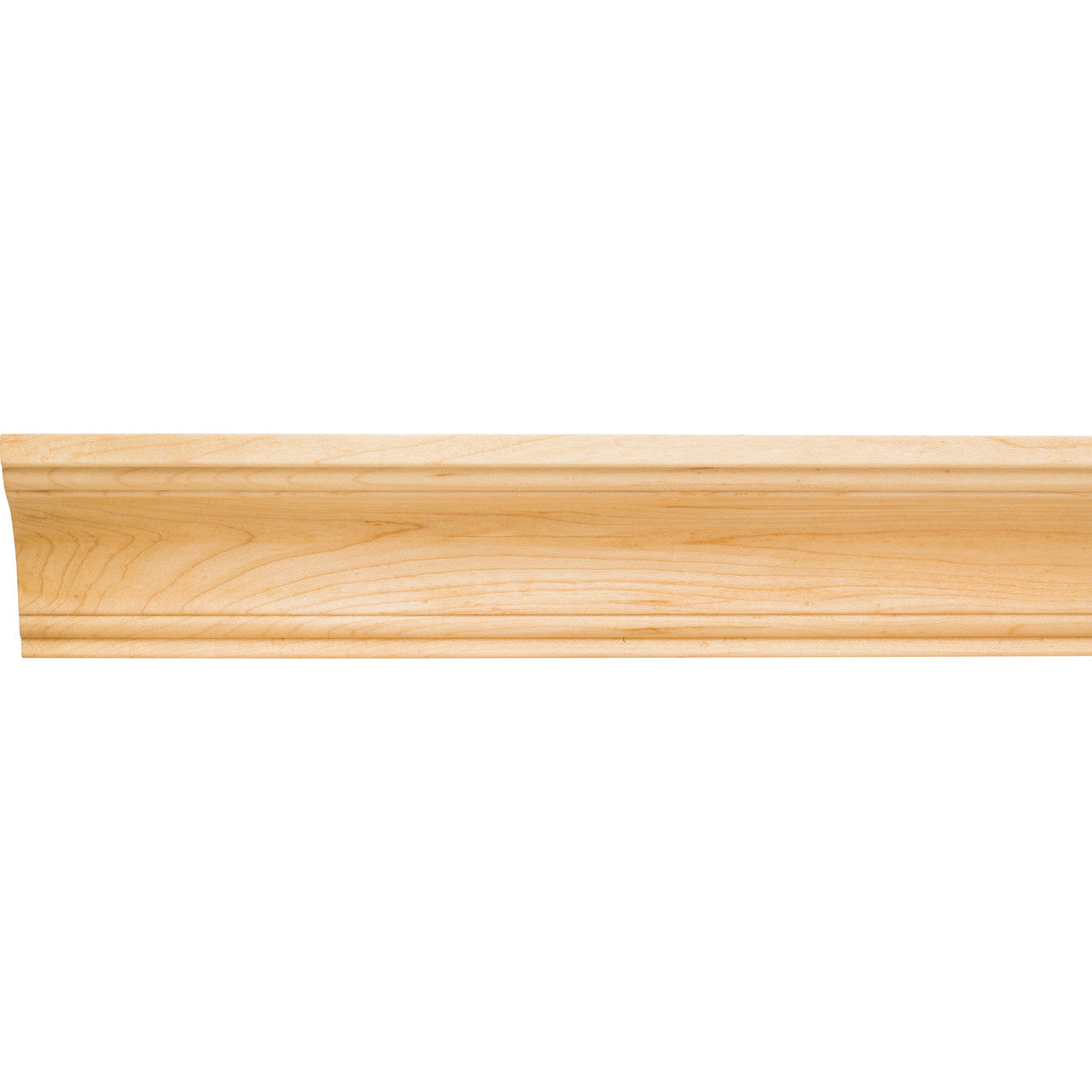 Hardware Resources MC9HMP: 3-1/4" x 3/4" Cove Crown Moulding - Hard Maple