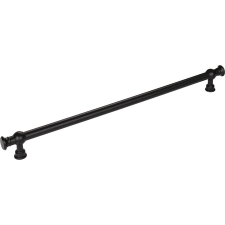 Top Knobs TK3126BLK: 12" cc Regent's Park Ormonde Cabinet Pull - Flat Black
