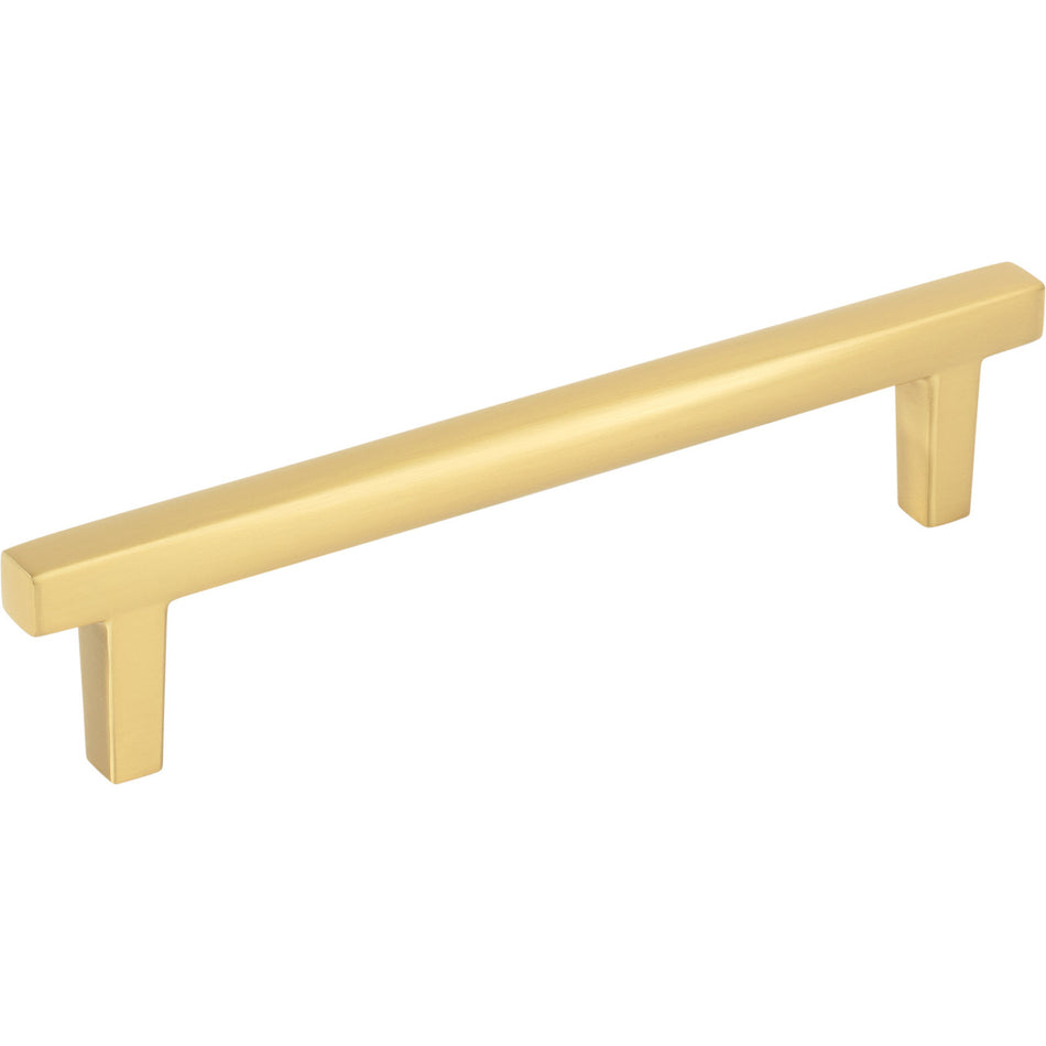 Jeffrey Alexander 905-128BG: 128mm cc Whitlock Bar Cabinet Pull - Brushed Gold