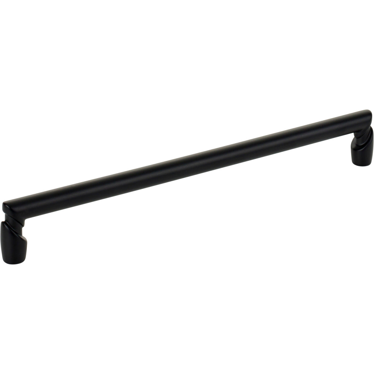 Top Knobs TK3136BLK: 8-13/16" cc Florham Round Bar Cabinet Pull - Flat Black