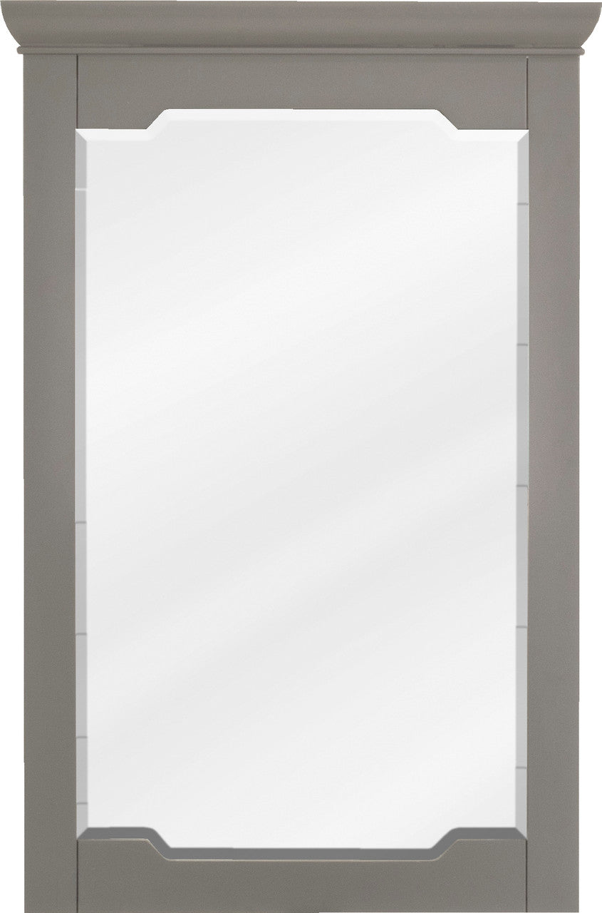 Jeffrey Alexander 22" Chatham Mirror - Grey Frame