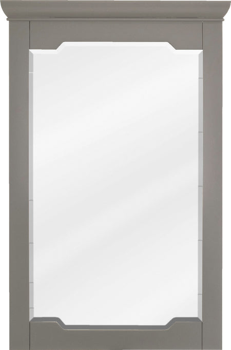Jeffrey Alexander 22" Chatham Mirror - Grey Frame