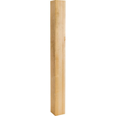 Hardware Resources P42WO: 3-1/2" x 3-1/2" x 35-1/2" Square Post - White Oak