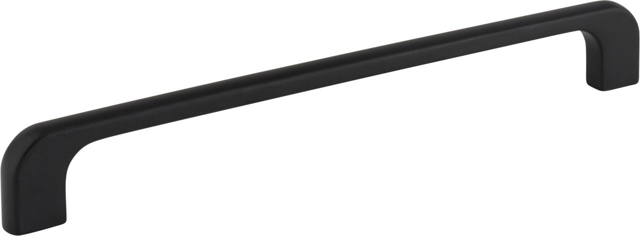 Jeffrey Alexander 264-192MB: 192mm cc Alvar Cabinet Pull - Matte Black
