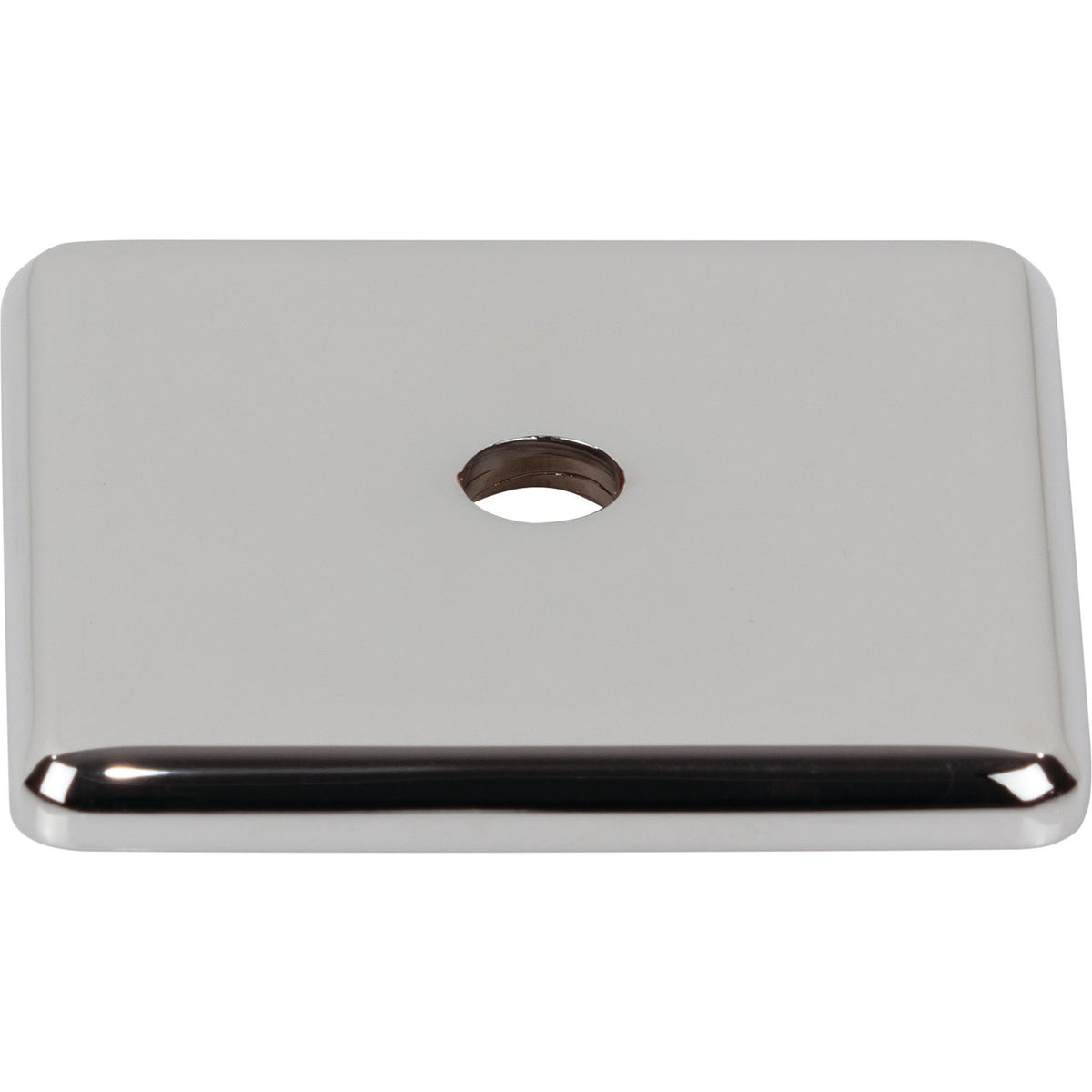 Top Knobs TK3280PC: 1-1/4" Radcliffe  Backplate - Polished Chrome