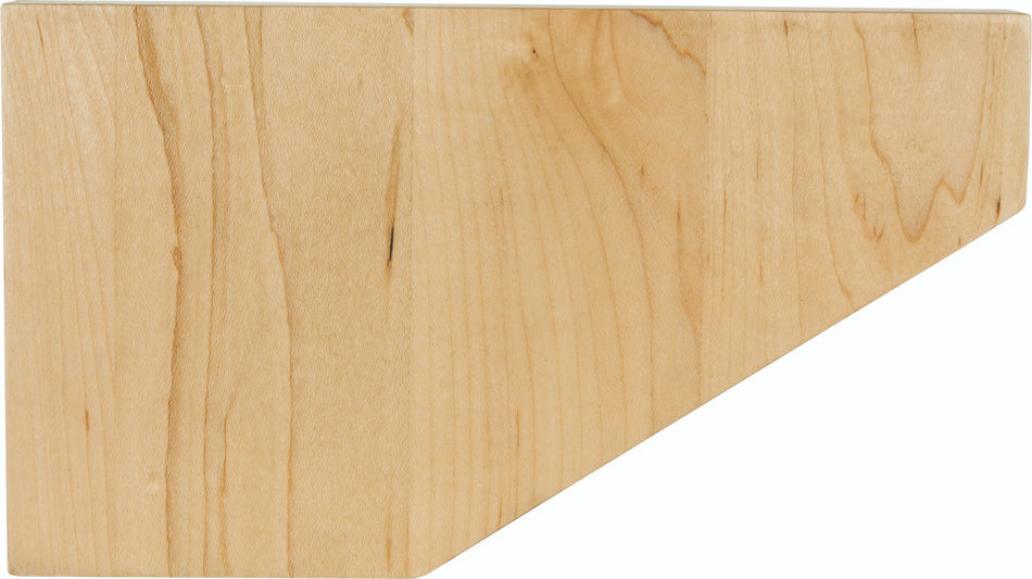 Hardware Resources PFSHA-RW: Shaker Pedestal Foot - Rubberwood