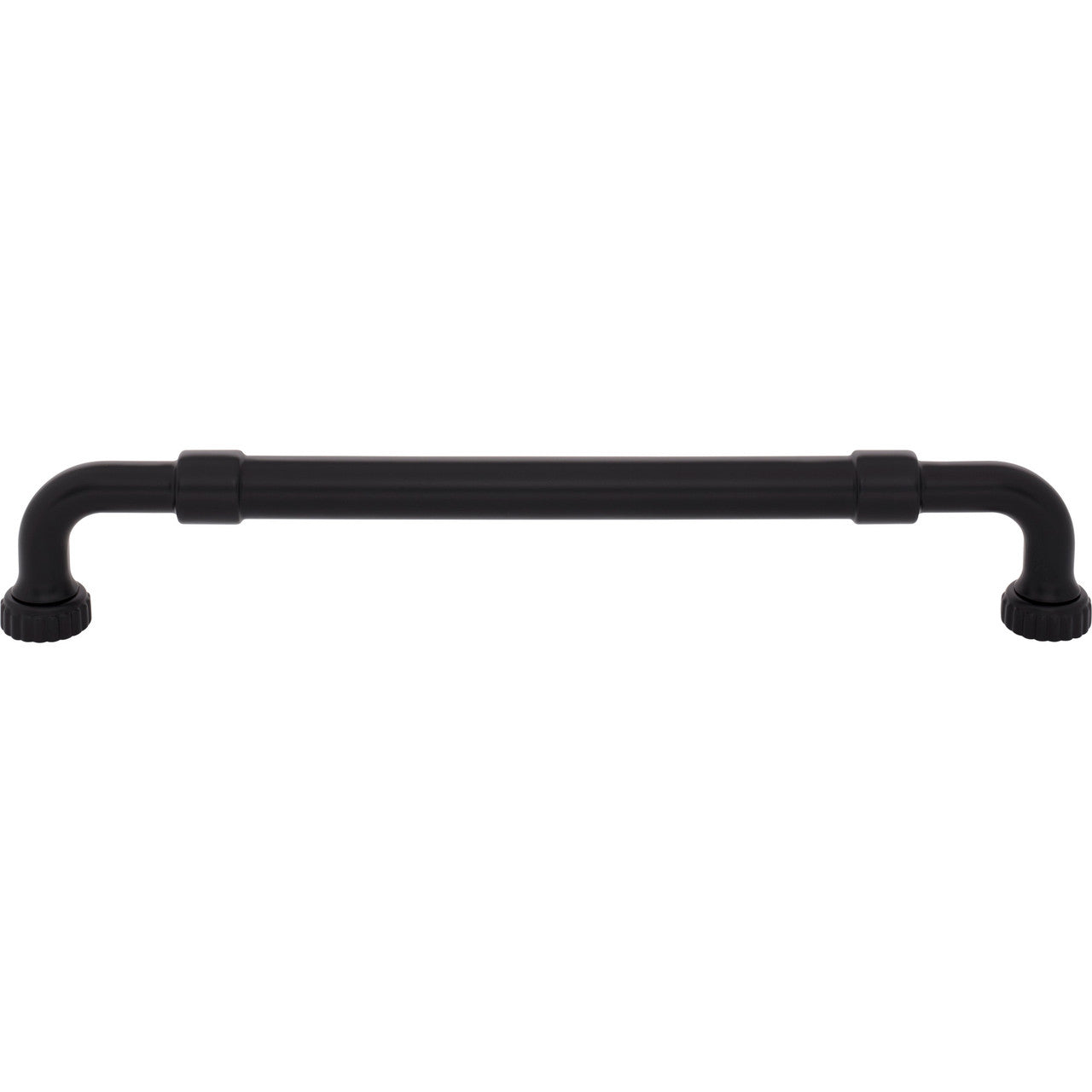 Top Knobs TK3186BLK: 12" cc Holden Appliance Pull - Flat Black