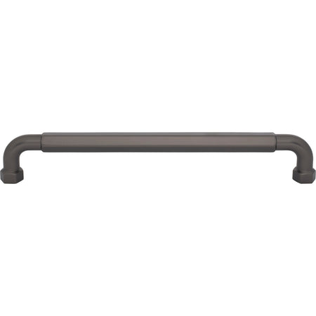 Top Knobs TK3208AG: 18" cc Dustin Appliance Pull - Ash Gray