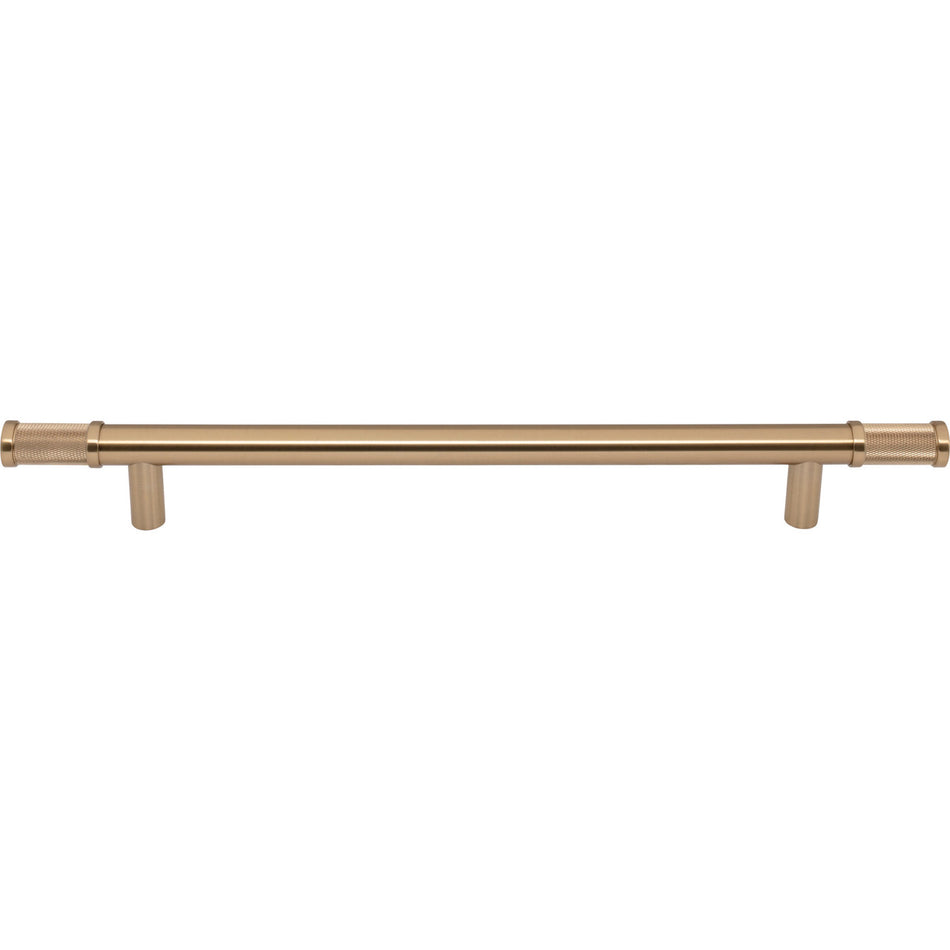 Top Knobs TK3238HB: 12" cc Burnham Bar Cabinet Pull - Honey Bronze