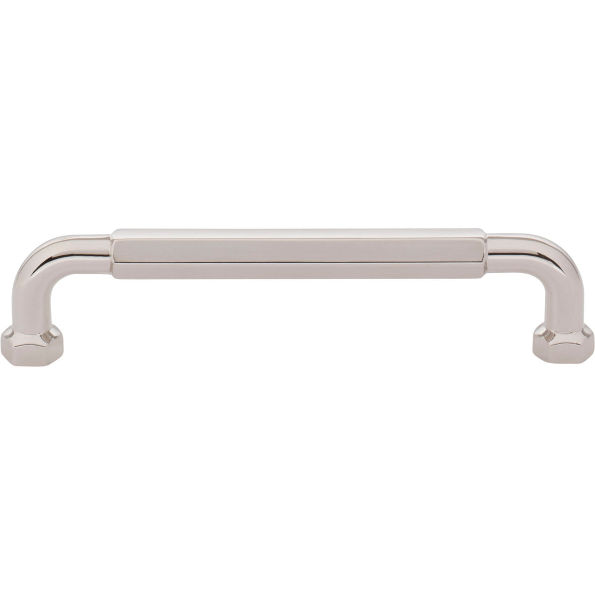 Top Knobs TK3202PN: 5-1/16" cc Dustin Cabinet Pull - Polished Nickel