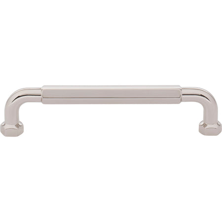Top Knobs TK3202PN: 5-1/16" cc Dustin Cabinet Pull - Polished Nickel