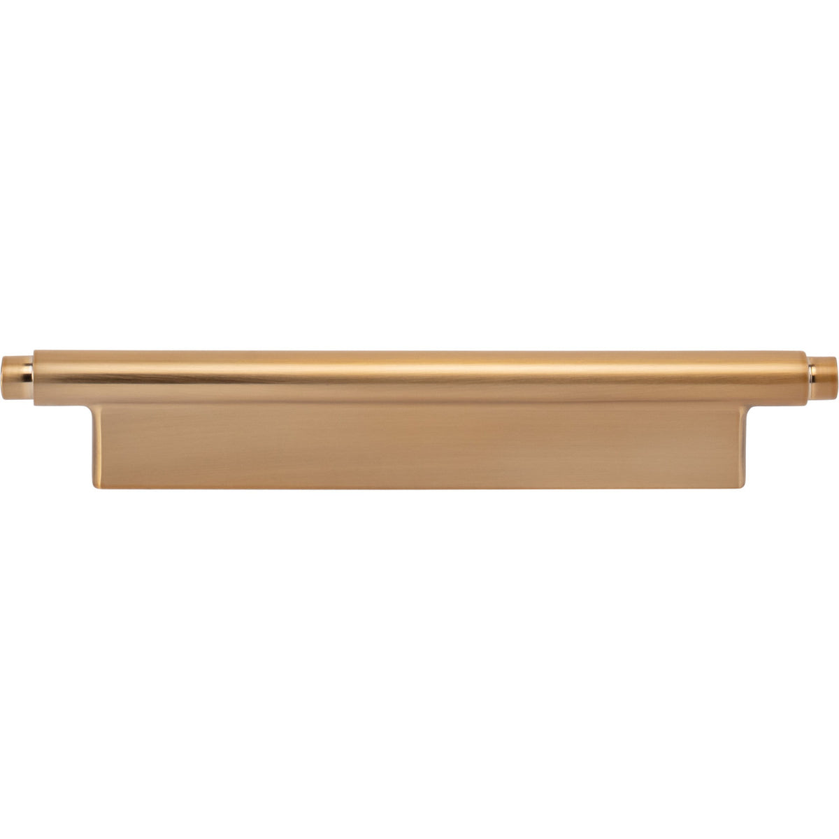 Atlas A533-WB: 128mm cc Kayden Round Bar Cabinet Pull - Warm Brass