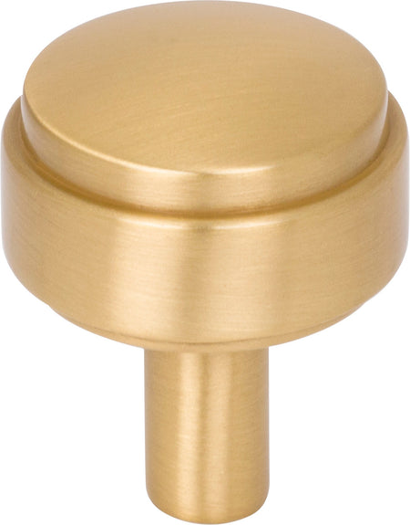 Jeffrey Alexander 885BG: 1-1/8" Hayworth Cabinet Knob - Brushed Gold