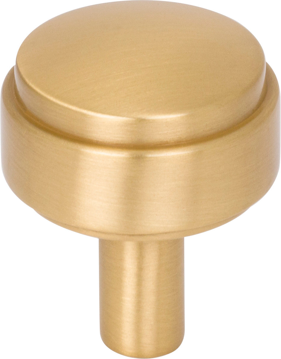Jeffrey Alexander 885BG: 1-1/8" Hayworth Cabinet Knob - Brushed Gold