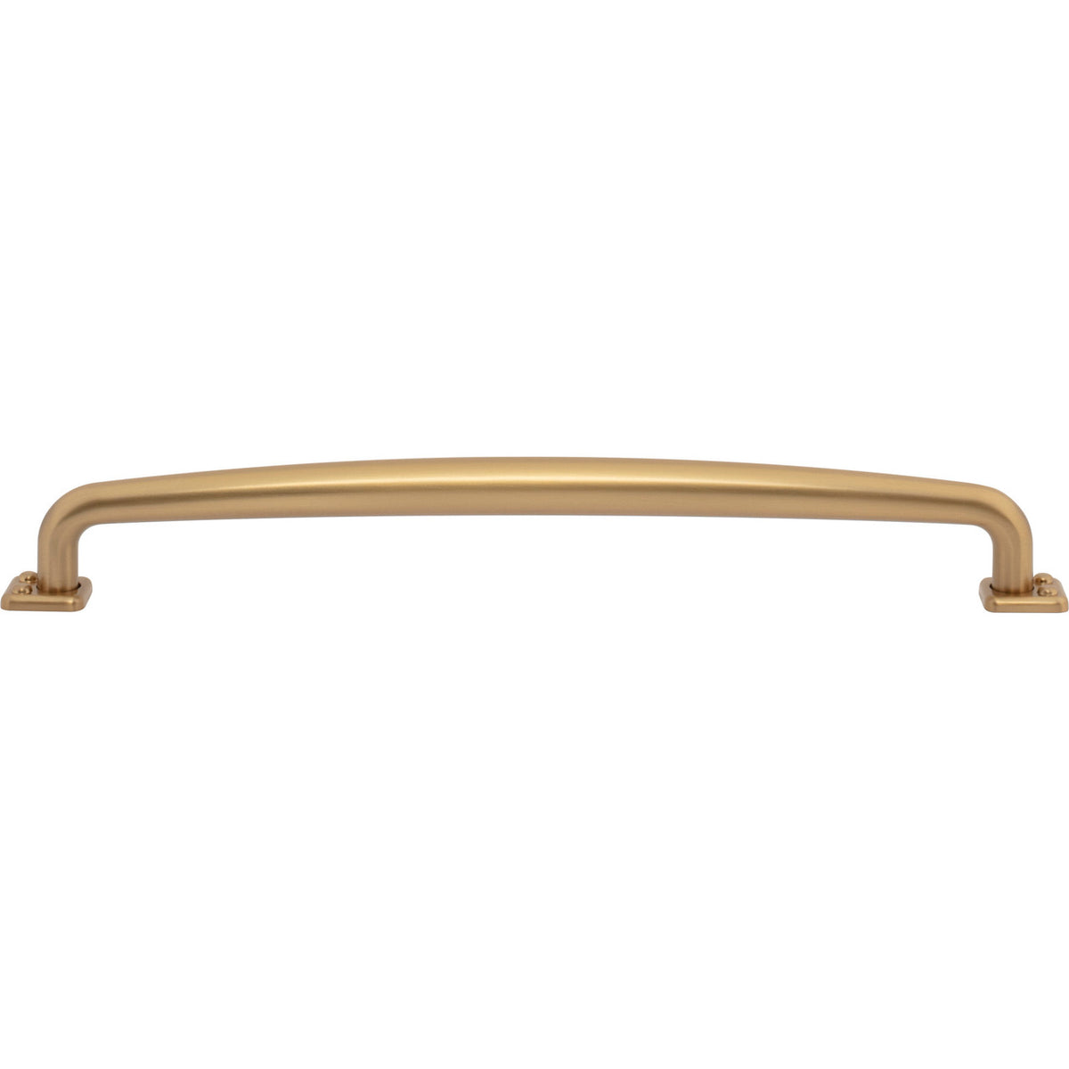 Atlas A545-WB: 8-13/16" cc Benning D-Handle Cabinet Pull - Warm Brass