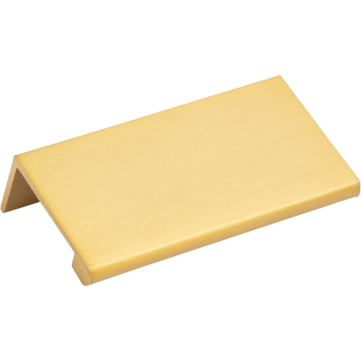 Elements A500-3ABG: 60mm cc Edgefield Finger Cabinet Pull - Aluminum Brushed Gold