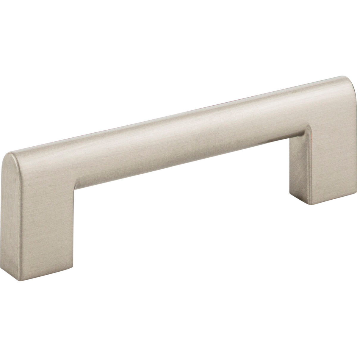 Atlas 438-BRN: 3-3/4" cc Round Rail Cabinet Pull - Brushed Nickel