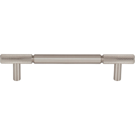 Top Knobs TK3241BSN: 5-1/16" cc Prestwick Bar Cabinet Pull - Brushed Satin Nickel