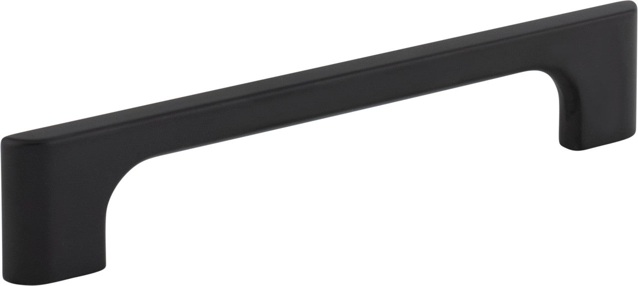 Jeffrey Alexander 286-128MB: 128mm cc Leyton Cabinet Pull - Matte Black