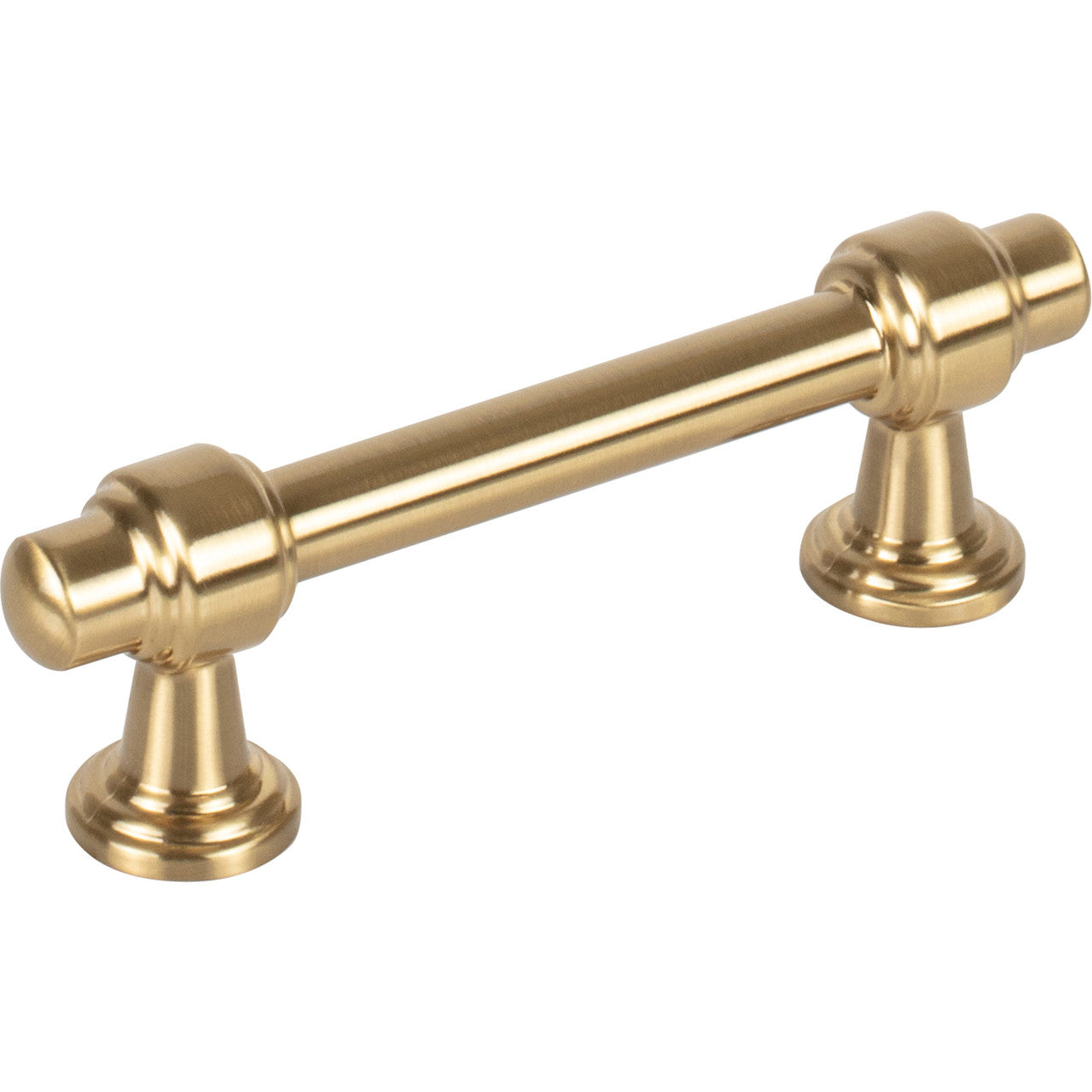 Atlas 314-WB: 3" cc Bronte Bit Cabinet Pull - Warm Brass