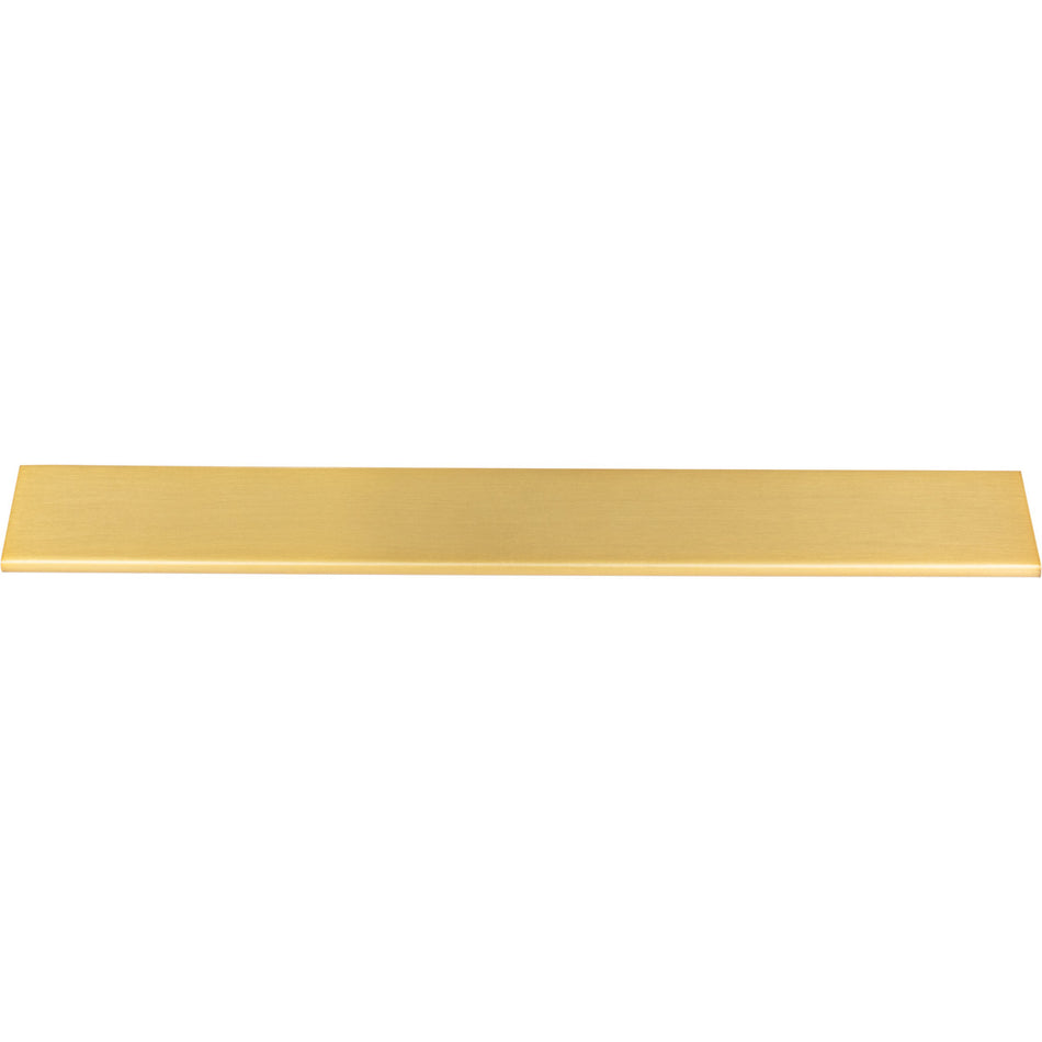 Elements A500-12ABG: 90mm cc Edgefield Finger Cabinet Pull - Aluminum Brushed Gold