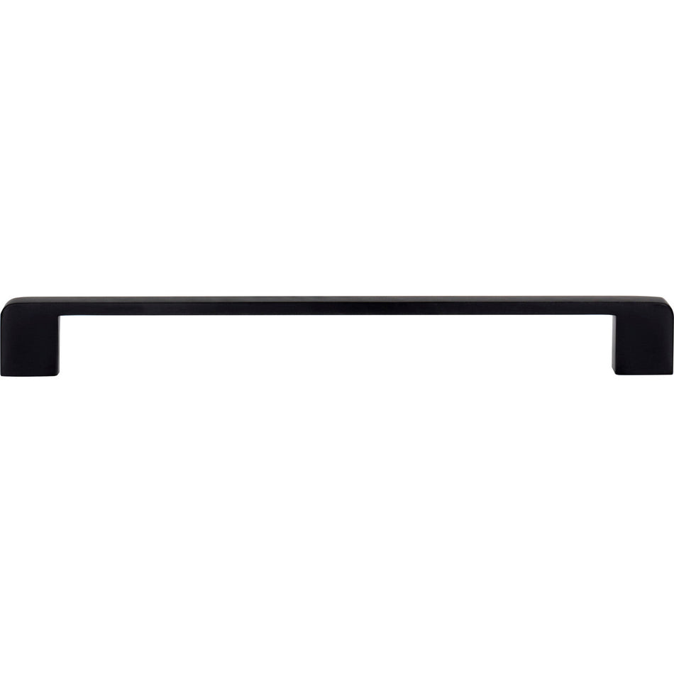 Atlas A995-BL: 10-1/16" cc Clemente Cabinet Pull - Matte Black