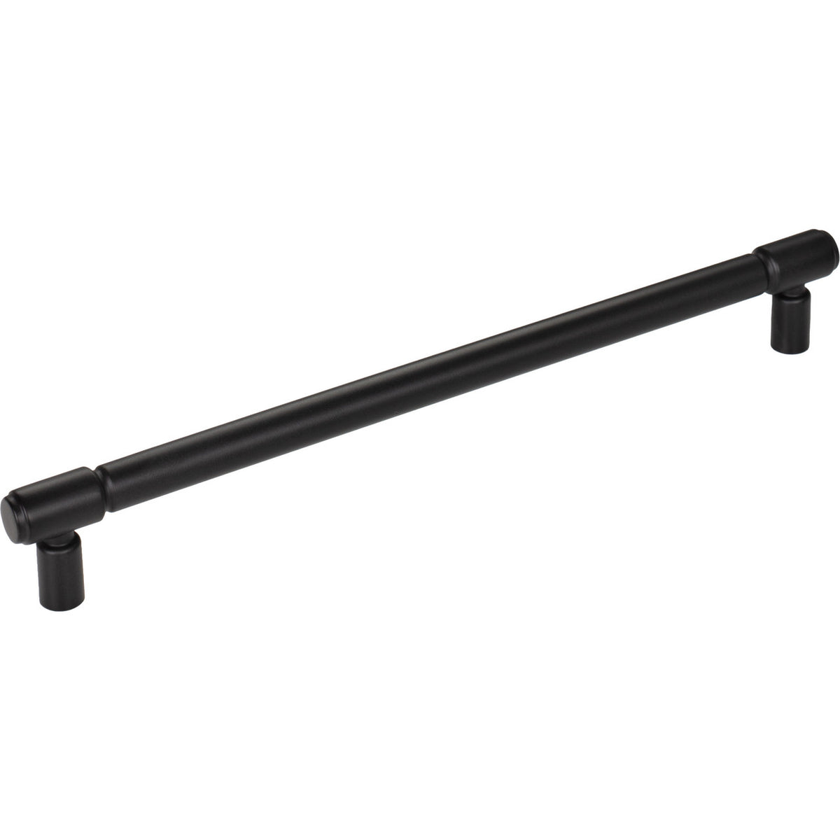 Top Knobs TK3116BLK: 8-13/16" cc Regent's Park Clarence Cabinet Pull - Flat Black