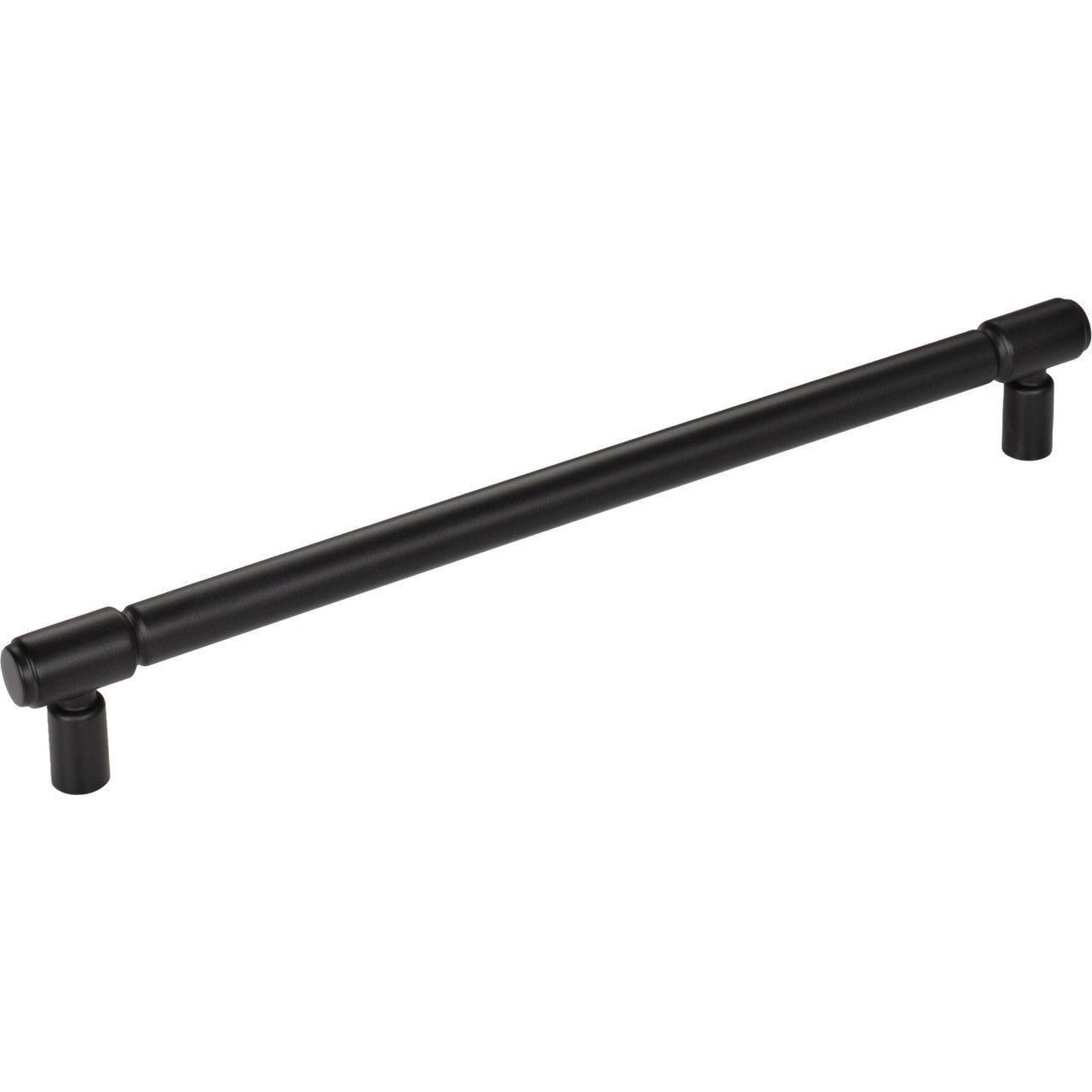 Top Knobs TK3116BLK: 8-13/16" cc Regent's Park Clarence Cabinet Pull - Flat Black