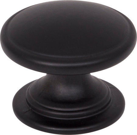 Jeffrey Alexander 3980-MB: 1-1/4" Durham Cabinet Knob - Matte Black