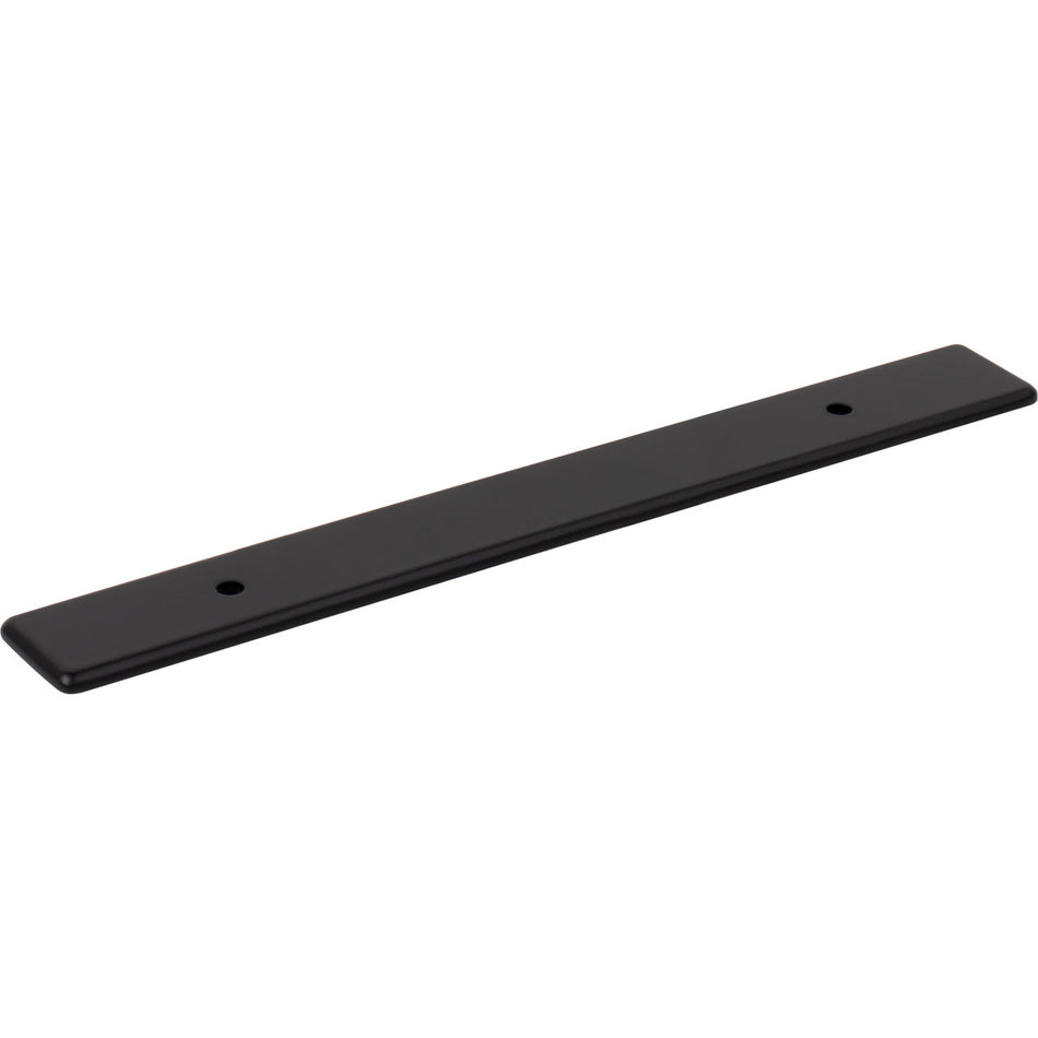 Top Knobs TK3282BLK: 1" Radcliffe  Backplate - Flat Black