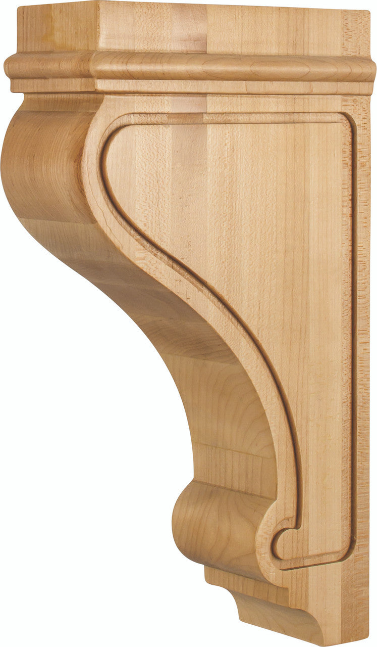 Hardware Resources COR26-2RW: Arts & Crafts Corbel - Rubberwood
