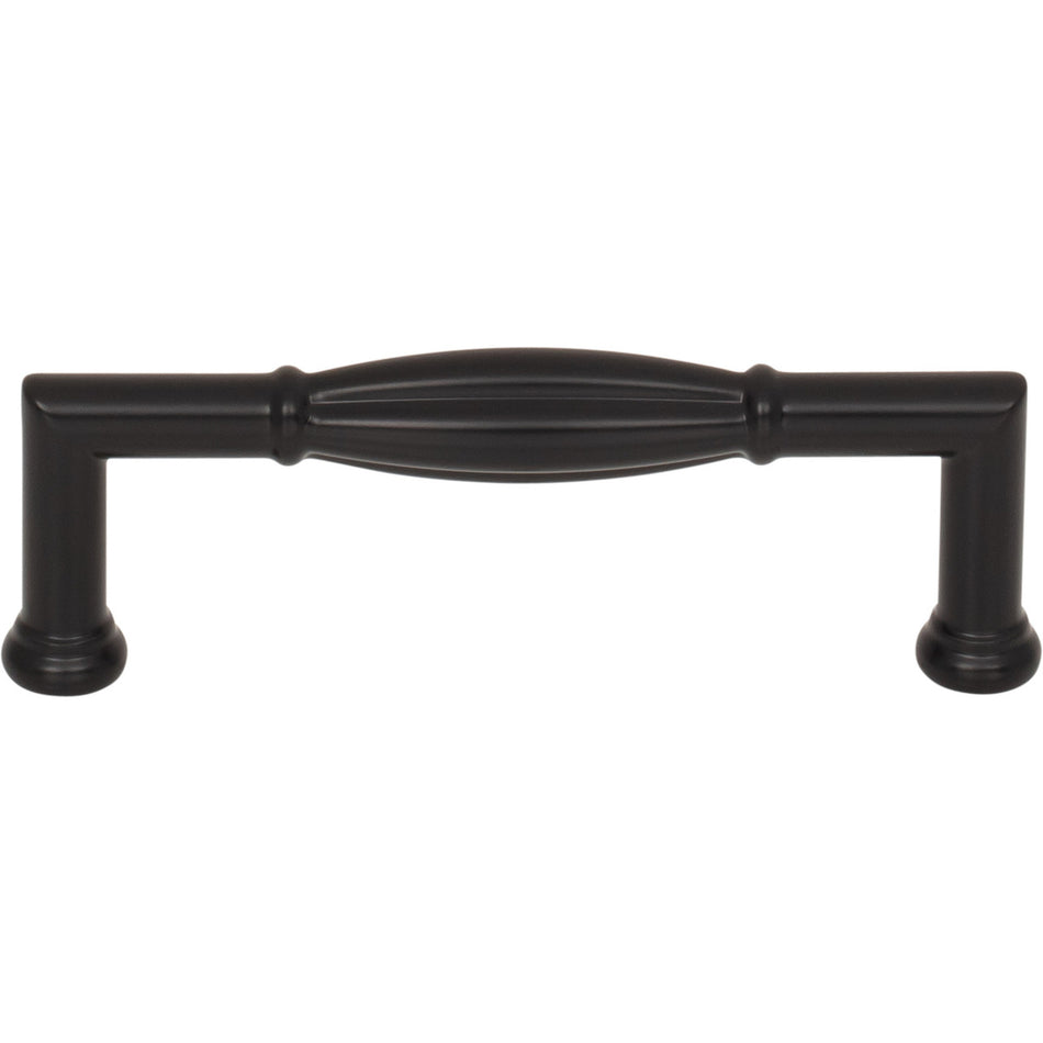 Jeffrey Alexander 686-96MB: 96mm cc Southerland Bar Cabinet Pull - Matte Black