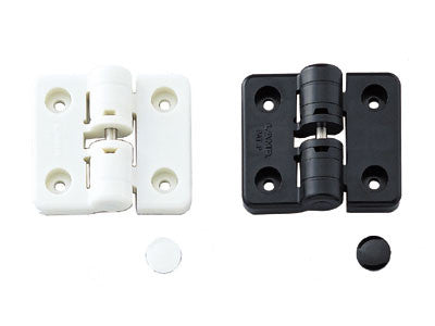 Sugatsune HG-YJ50BL: 50mm Detent Hinge - Black Plastic