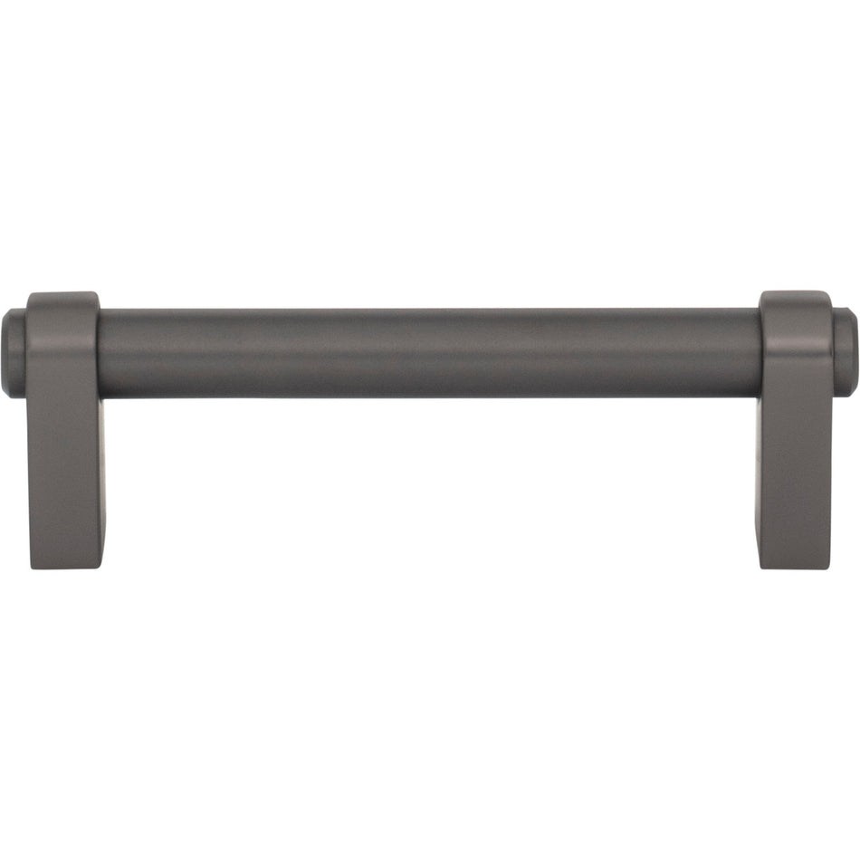 Top Knobs TK3210AG: 3-3/4" cc Lawrence Cabinet Pull - Ash Gray