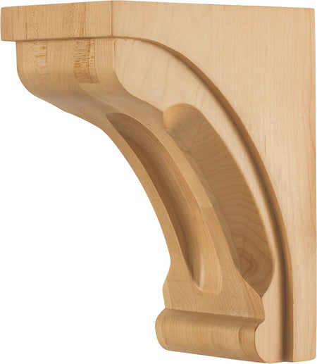 Hardware Resources COR41-1-CH: Scooped Corbel - Cherry