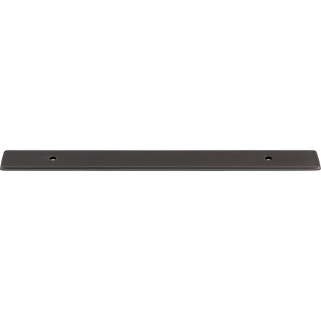 Top Knobs TK3283AG: 1" Radcliffe  Backplate - Ash Grey