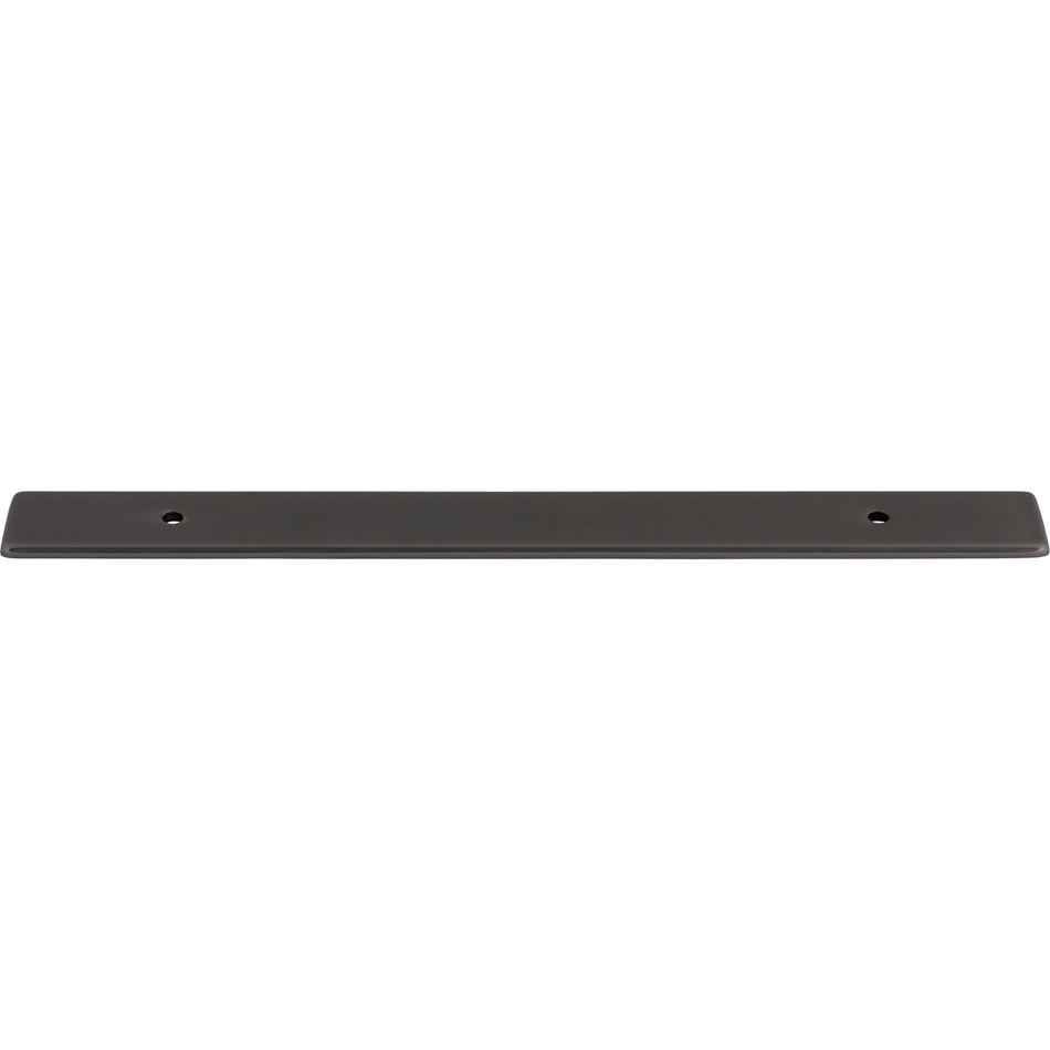 Top Knobs TK3283AG: 1" Radcliffe  Backplate - Ash Grey