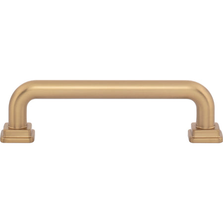 Atlas A6023-WB: 3-3/4" cc Kimberton Bar Cabinet Pull - Warm Brass