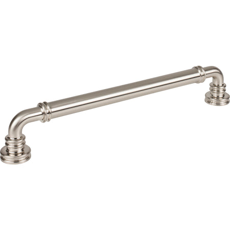 Top Knobs TK3147BSN: 12" cc Cranford D-Handle Cabinet Pull - Brushed Satin Nickel
